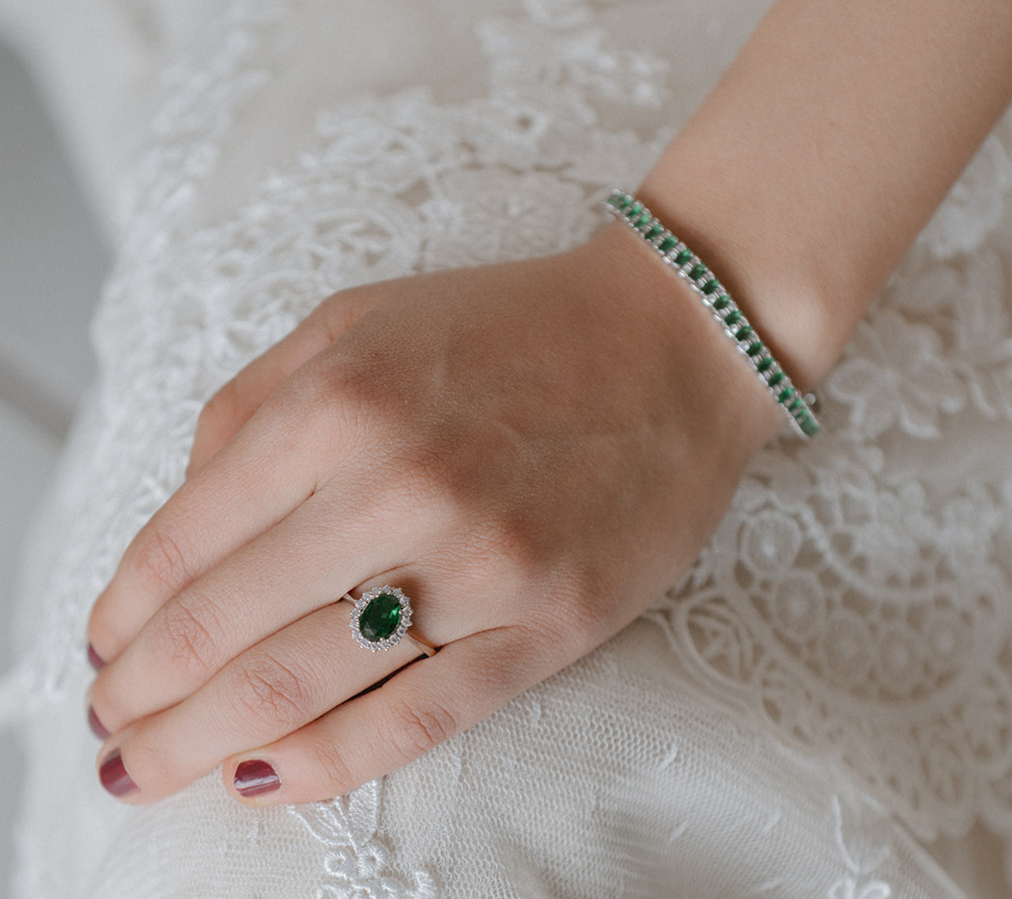 Conjunto Lady Di Esmeralda